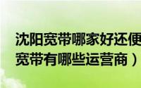 沈阳宽带哪家好还便宜（10月12日沈阳地区宽带有哪些运营商）