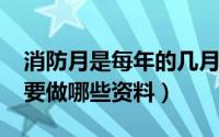消防月是每年的几月（10月08日消防资料需要做哪些资料）
