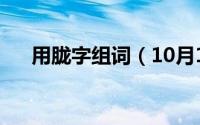用胧字组词（10月13日胧字怎么组词）
