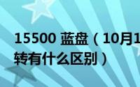 15500 蓝盘（10月17日蓝盘5400转和7200转有什么区别）