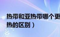 热带和亚热带哪个更热（10月18日热带与亚热的区别）