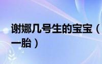 谢娜几号生的宝宝（10月21日谢娜几岁生第一胎）