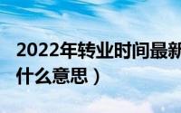 2022年转业时间最新消息（10月24日转业是什么意思）