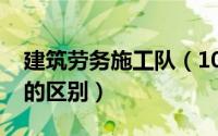 建筑劳务施工队（10月24日劳务队和施工队的区别）
