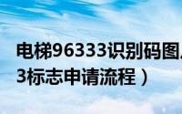 电梯96333识别码图片（10月08日电梯96333标志申请流程）