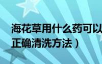 海花草用什么药可以除草（10月31日海花的正确清洗方法）