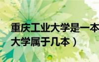 重庆工业大学是一本嘛（10月31日重庆工业大学属于几本）