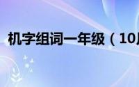 机字组词一年级（10月08日机组词一年级）