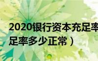 2020银行资本充足率（10月08日银行资本充足率多少正常）