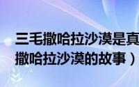 三毛撒哈拉沙漠是真实的吗（11月01日三毛撒哈拉沙漠的故事）