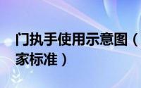 门执手使用示意图（11月03日门执手高度国家标准）