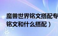 魔兽世界铭文搭配专业（11月04日魔兽世界铭文和什么搭配）