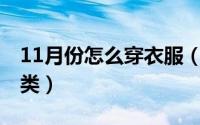 11月份怎么穿衣服（11月04日夏天衣服的种类）