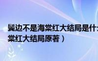 鬓边不是海棠红大结局是什么意思?（11月04日鬓边不是海棠红大结局原著）