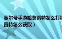 赛尔号手游哈莫雷特怎么打视频（11月04日赛尔号手游哈莫雷特怎么获取）