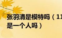 张羽清是模特吗（11月04日张羽清和张婉清是一个人吗）