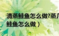 清蒸鲑鱼怎么做?蒸几分钟?（11月05日清蒸鲑鱼怎么做）