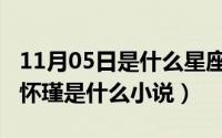 11月05日是什么星座的（11月05日林小冉沈怀瑾是什么小说）