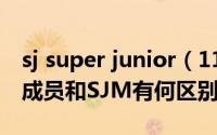 sj super junior（11月06日SuperJunior的成员和SJM有何区别）