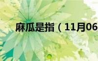 麻瓜是指（11月06日麻瓜是什么意思）