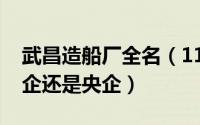 武昌造船厂全名（11月07日武昌造船厂是国企还是央企）