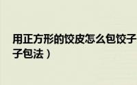 用正方形的饺皮怎么包饺子（11月08日正方形饺皮12种饺子包法）
