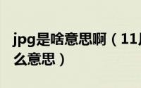 jpg是啥意思啊（11月08日饭圈用语jpg是什么意思）