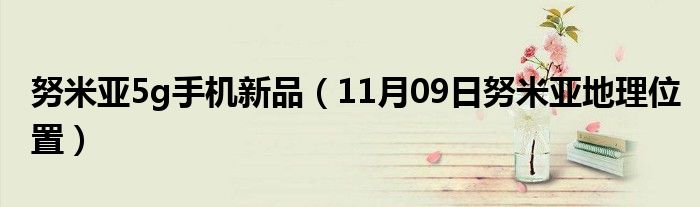 努米亚5g手机新品（11月09日努米亚地理位置）