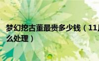 梦幻挖古董最贵多少钱（11月09日梦幻西游古董挖到真品怎么处理）