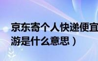 京东寄个人快递便宜吗（11月09日亲爱的周游是什么意思）