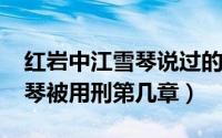 红岩中江雪琴说过的话（11月11日红岩江雪琴被用刑第几章）