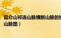 昆仑山祁连山脉横断山脉的地图（11月12日昆仑山脉与祁连山脉图）
