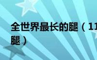 全世界最长的腿（11月13日世界最长的三条腿）