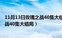 11月13日玫瑰之战40集大结局在线观看（11月13日玫瑰之战40集大结局）