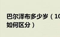 巴尔泽布多少岁（10月08日巴尔和巴尔泽布如何区分）