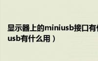 显示器上的miniusb接口有什么用?（11月13日显示器miniusb有什么用）