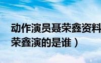 动作演员聂荣鑫资料（11月13日隋唐英雄聂荣鑫演的是谁）