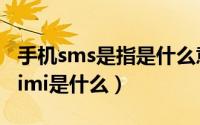 手机sms是指是什么意思啊（11月14日手机simi是什么）