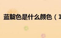 蓝靛色是什么颜色（11月14日蓝靛是什么）
