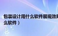 包装设计用什么软件展现效果图（11月14日做包装设计用什么软件）