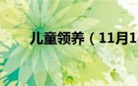 儿童领养（11月14日vj是什么职业）