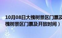10月08日大槐树景区门票及开放时间是几点（10月08日大槐树景区门票及开放时间）