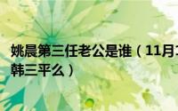 姚晨第三任老公是谁（11月15日姚晨跟老公离婚真的是因为韩三平么）