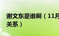 谢文东是谁啊（11月15日谢文东和座山雕的关系）
