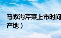 马家沟芹菜上市时间（11月15日马家沟芹菜产地）