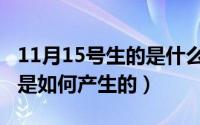 11月15号生的是什么星座（11月15日新生命是如何产生的）