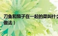 刀鱼和茄子在一起的菜叫什么菜（10月08日刀鱼茄子炖豆腐做法）