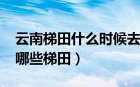 云南梯田什么时候去最美（10月08日云南有哪些梯田）