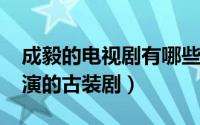 成毅的电视剧有哪些古装剧（10月08日成毅演的古装剧）