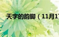 天字的韵脚（11月17日天字韵脚所有字）